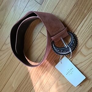 Sezane dusty pink belt 80